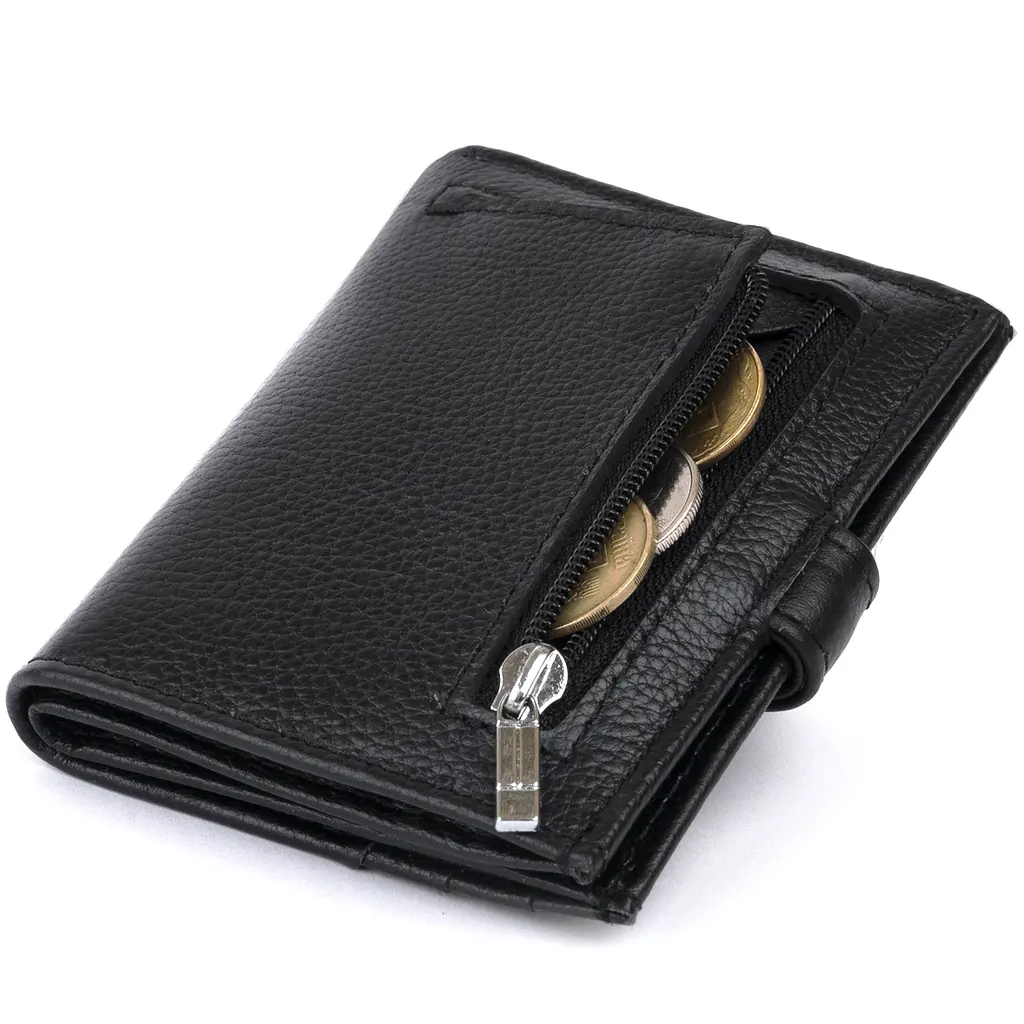 Жіночий шкіряний гаманець-візитниця ST Leather 10х8.3х1.5 см acs0015292 - фото 4
