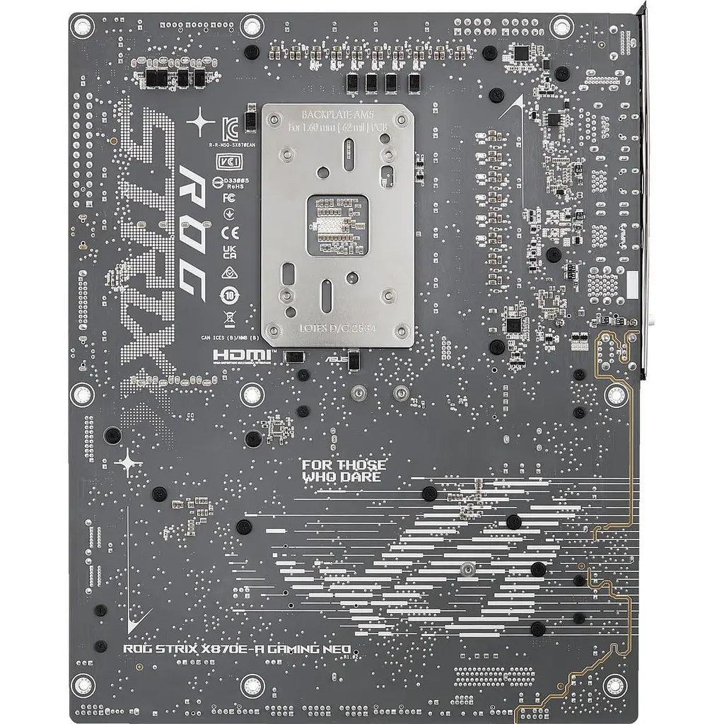 Материнська плата ASUS ROG STRIX X870E-A GAMING NEO (ROG STRIX X870E-A GAMING NEO) (Socket AM5, AMD X870E, ATX) - фото 4