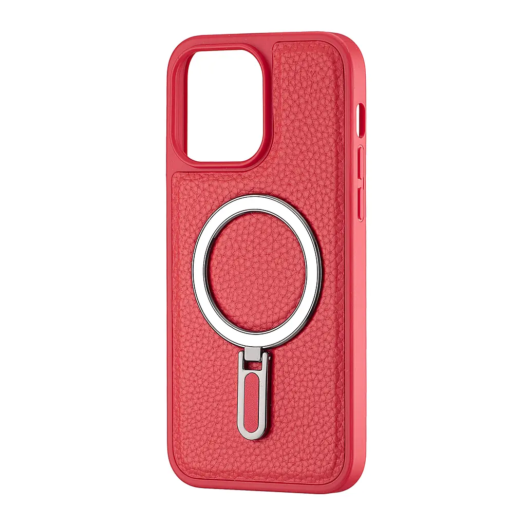 Чохол Jinduka Leather Ringo iPhone 14 Pro Max Red