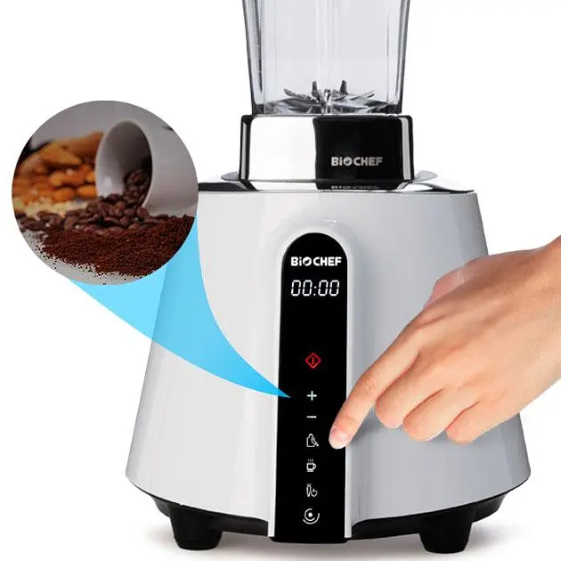 Профессиональный Блендер BioChef Living Food Blender с датчиком температуры, белый - фото 3