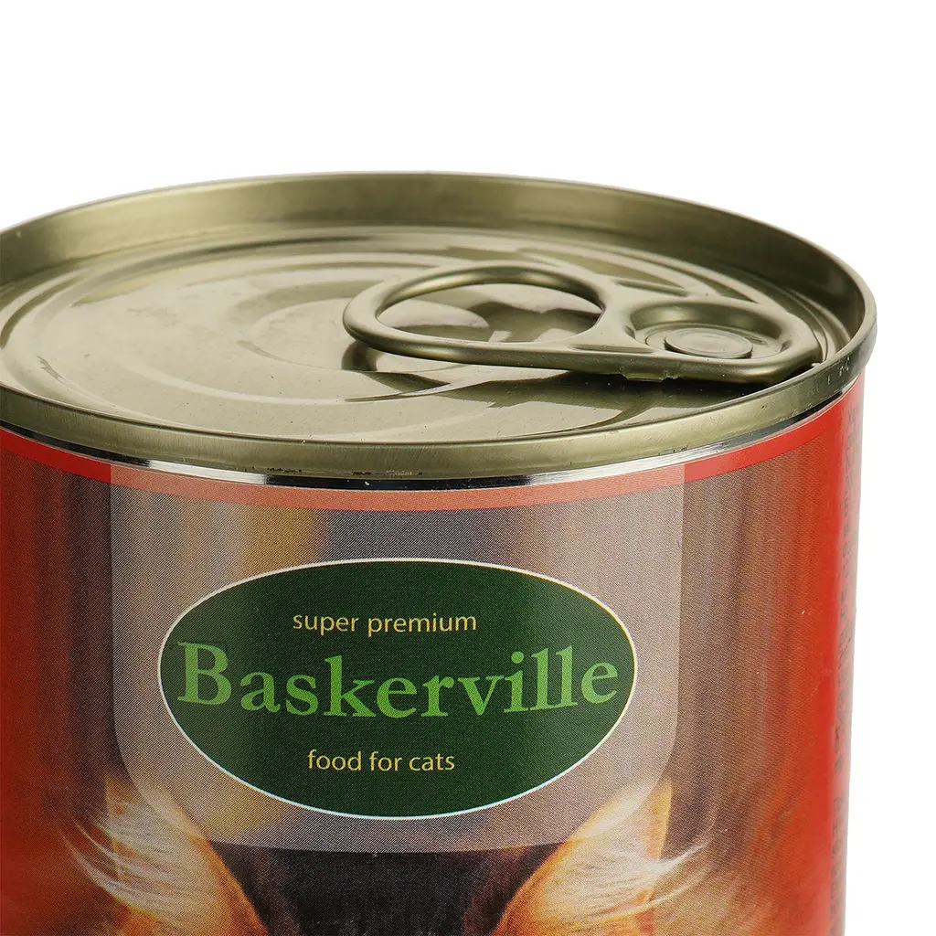 Вологий корм для котів Baskerville м'ясо курки з сердечками 400 г - фото 3