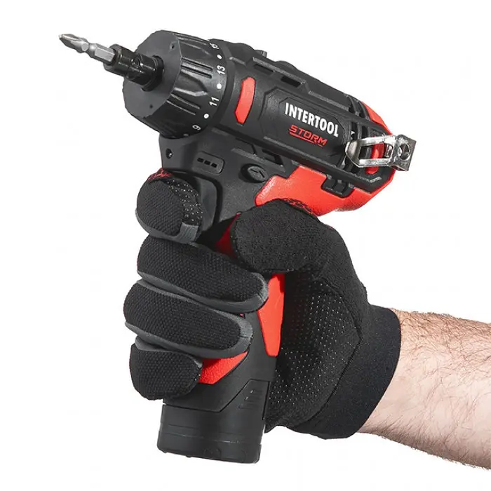 Дрель-шуруповерт INTERTOOL WT0318, аккумуляторный Li-Ion, съемный патрон - фото 9