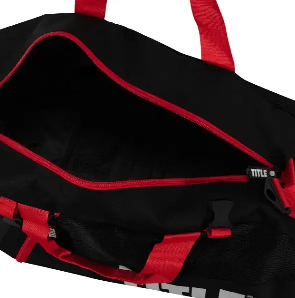 Спортивна сумка TITLE Boxing Champion Sport Bag/Backpack Black/Red (TBAG46 BK/RD) - фото 6