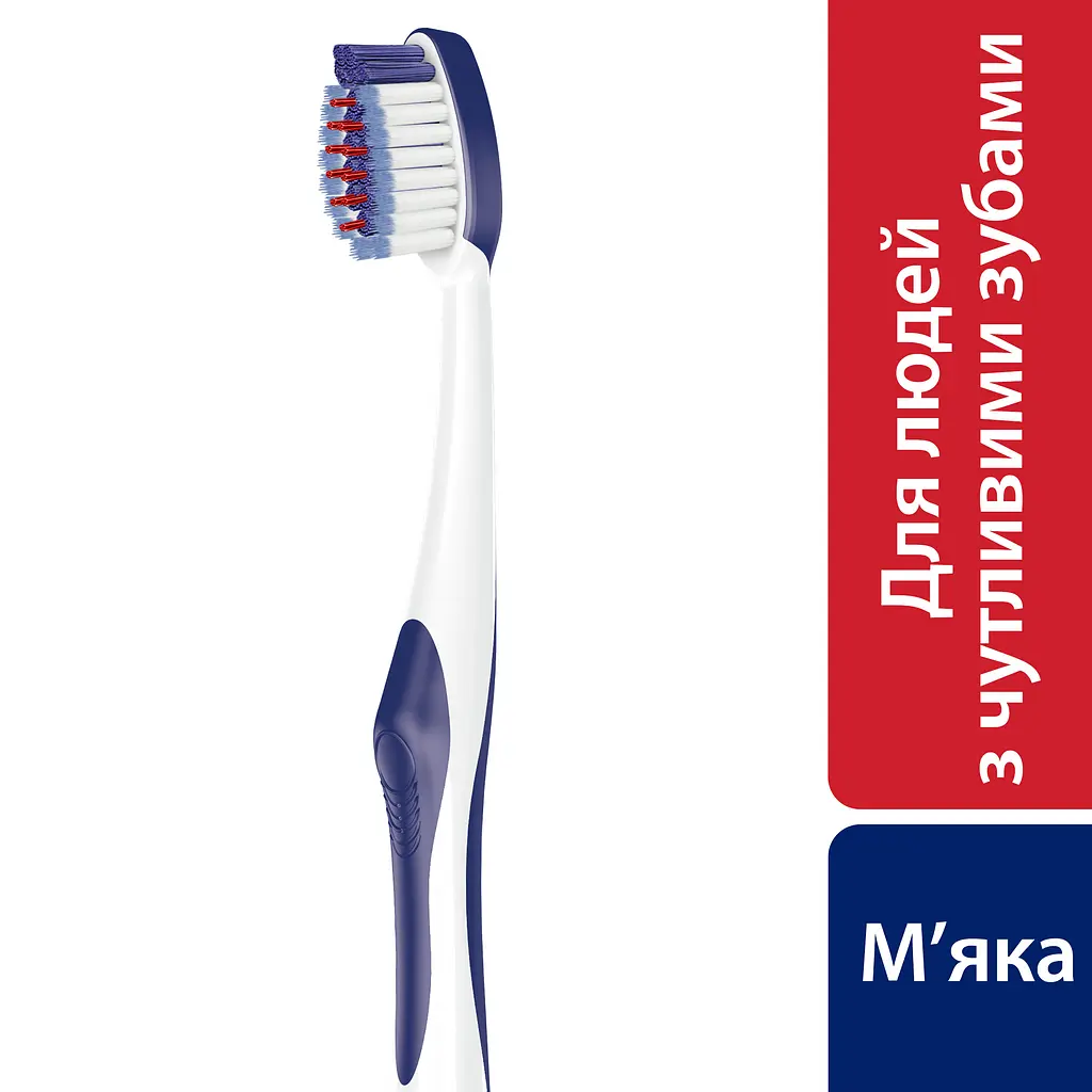 Зубная щетка Sensodyne Чувствительность зубов и защита десен мягкая белая с зеленым - фото 2