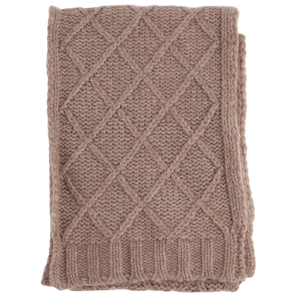 Шарф Habsburg Olivia Light brown - фото 2