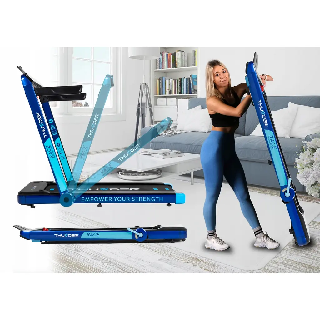 Беговая дорожка THUNDER Race Blue - фото 4