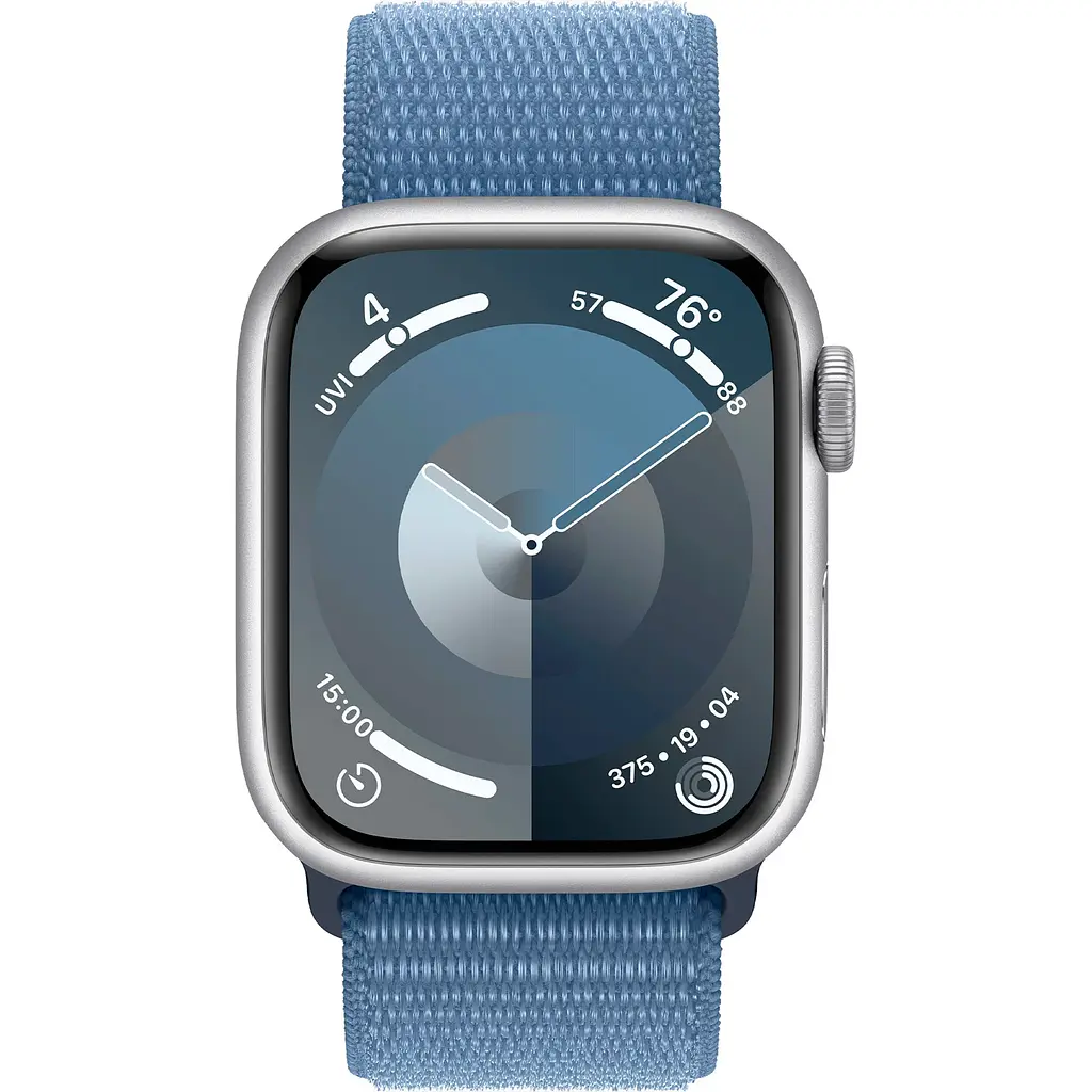 Смарт-годинник Apple Watch Series 9 GPS 45mm Silver Aluminum Case with Winter Blue Sport Loop [MR9F3] [95103] - фото 2