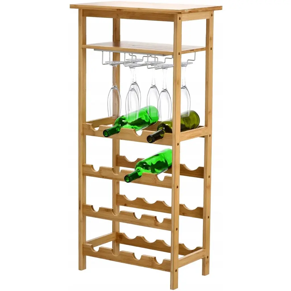 Винный стеллаж Chomik Wine бамбук - фото 2