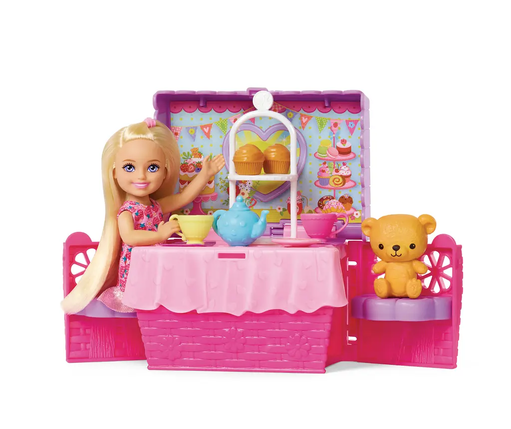 Ігровий набір Barbie Club Chelsea Чайна вечірка з лялькою Челсі (JJB40) - фото 3