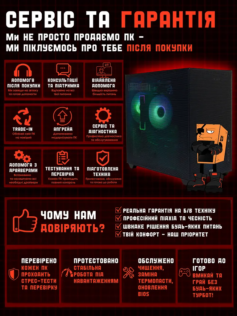 Ігровий ПК Tera Сompact Densus NA5700X (RX 5700 XT 8GB / Ryzen 5 5500 / 16GB DDR4 / SSD 1TB) - фото 8