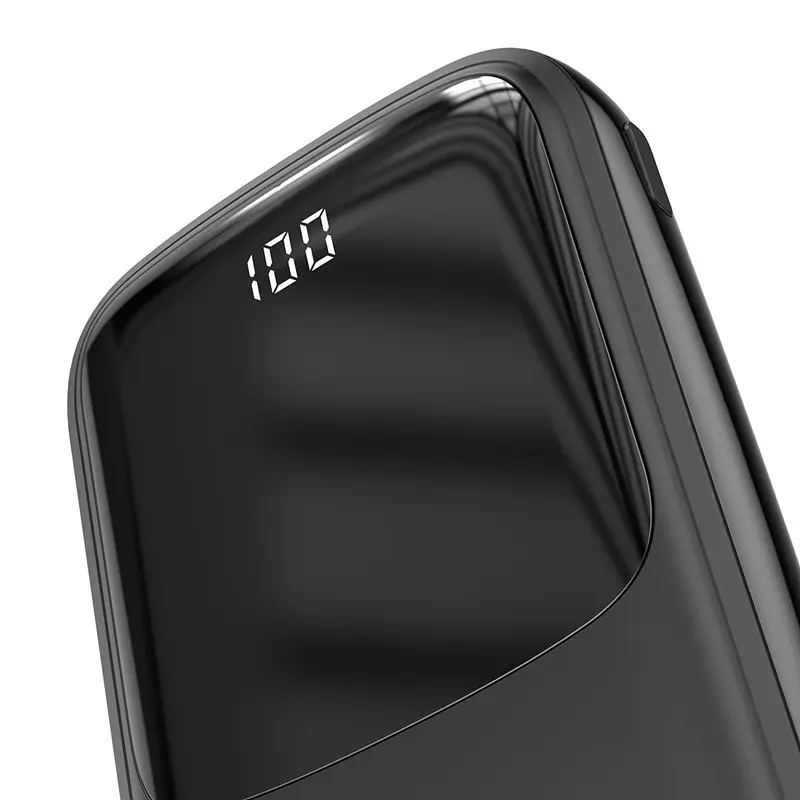 Портативна батарея Powerbank Baseus Q-Pow Digital Display With Type-C Cable 10000 mAh PPQD-A01 Black - фото 5