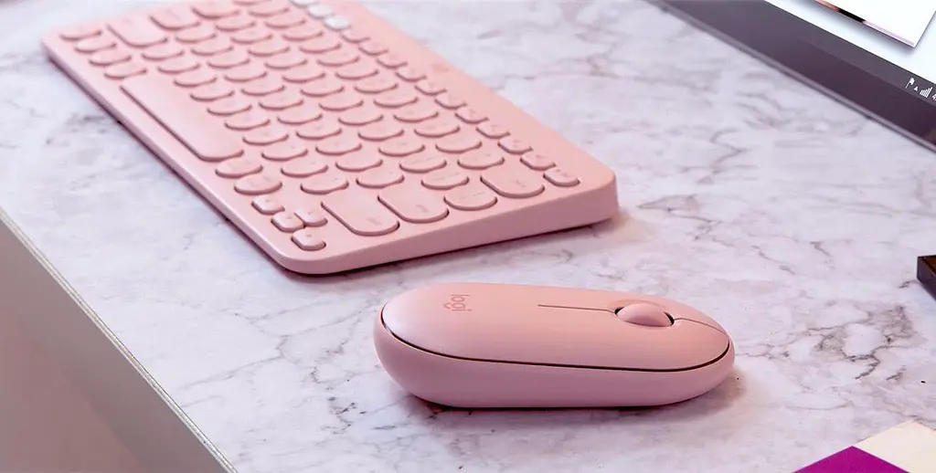 Миша Logitech Pebble M350 Rose (910-005717) [82038] - фото 5