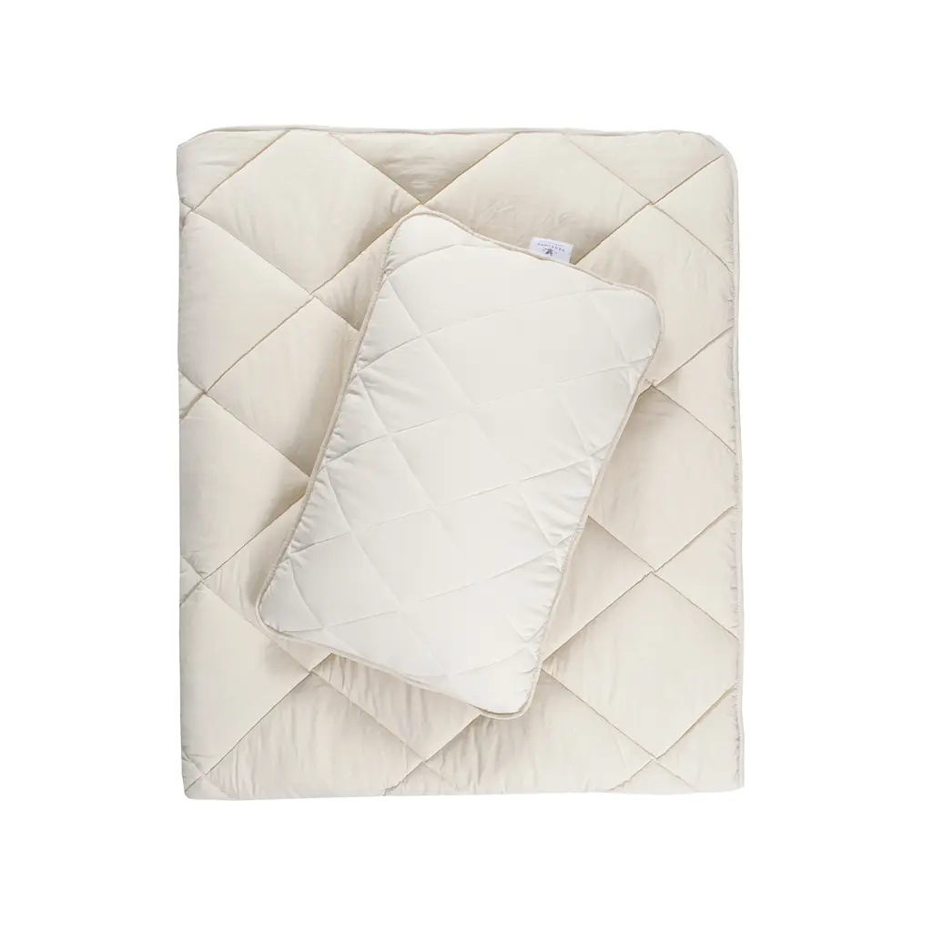 Набор одеяло с подушкой Penelope - Colors in Comfort cream кремовый полуторный - фото 8