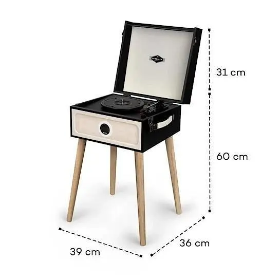 Програвач вінілу Auna Sarah Ann DAB (10034096) - фото 9