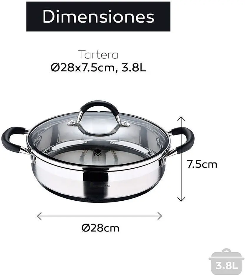 Сотейник MasterPro Foodies collection 3,8 л (BGMP-1503-BK) - фото 3