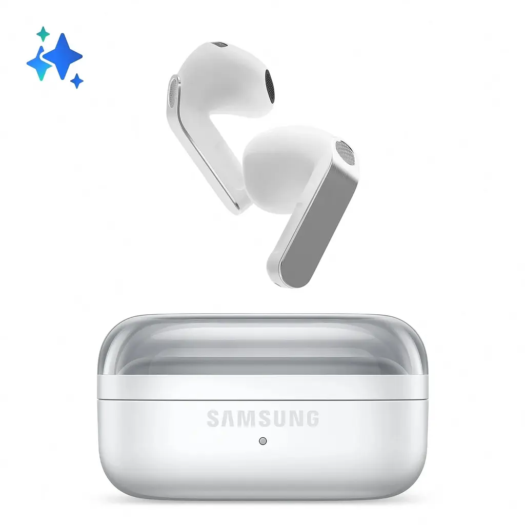 Bluetooth-гарнітура Samsung Galaxy Buds4 White (SM-R540NZWASEK) - фото 5