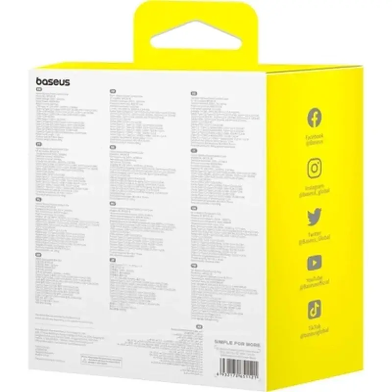 Мережевий фільтр живлення Baseus PowerCombo Cube Power Strip (E00066400117-00) - фото 6