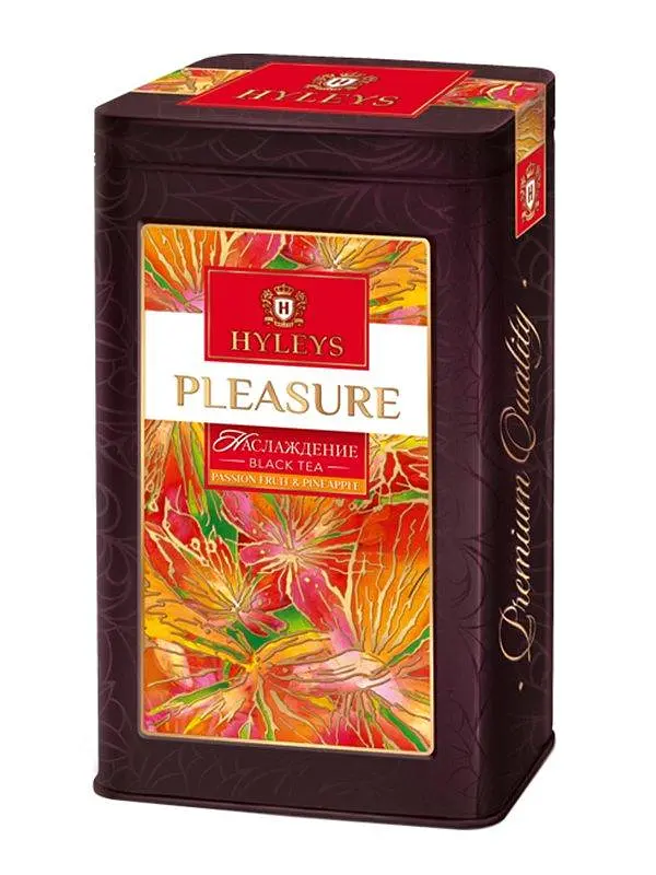 Чай Hyleys Pleasure Tea moments Black tea Passion Fruit&Pineapple 80 г