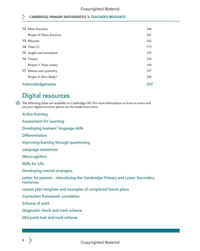 Cambridge Primary Mathematics 3. Teacher's Resource with Digital Access - Черрі Мозлі - фото 3