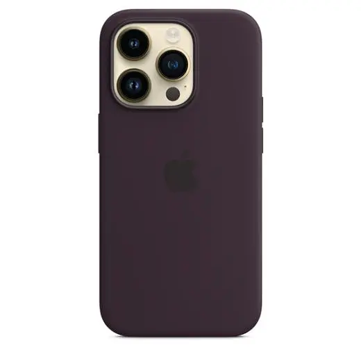 Силіконовий чохол CasePro Silicone Case with MagSafe Elderberry для iPhone 14 Pro - фото 2