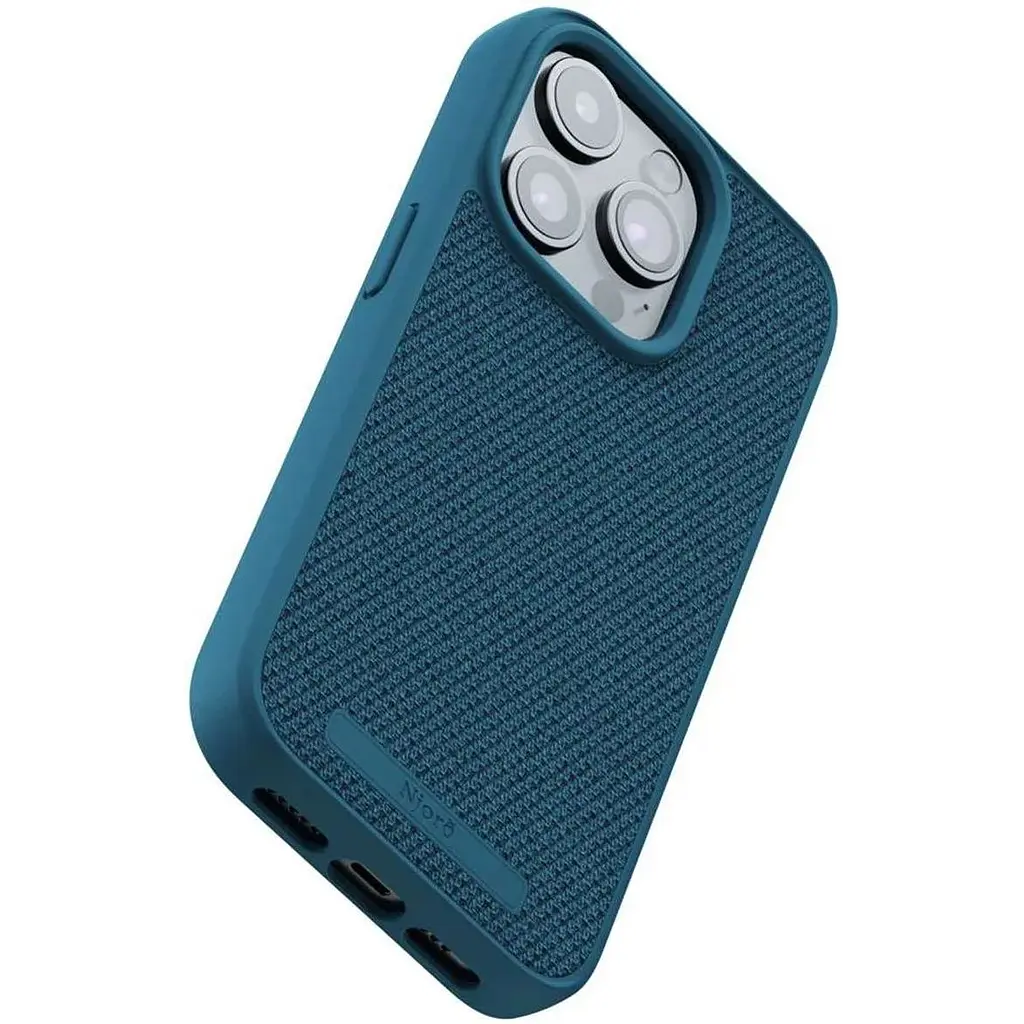 Чехол-накладка Njord Fabric MagSafe Case Deep Sea для iPhone 15 Pro (NA53FA01) - фото 5