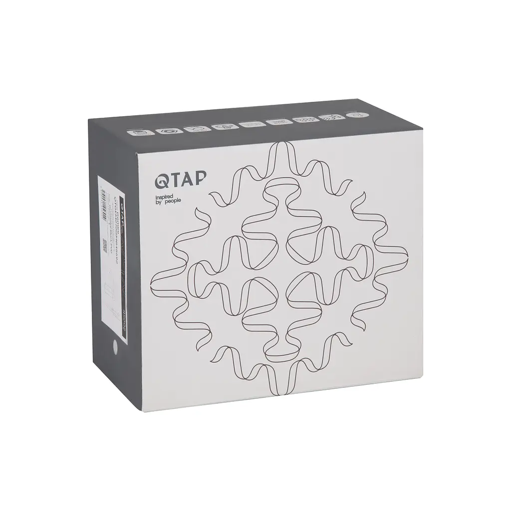 Змішувач для раковини Qtap Gemini (з гігієнічним душем) QTGEM272GMB45692 Gunmetal Black PVD - фото 8
