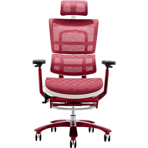 Офисное кресло GT Racer X-815L, красно-белое (X-815L White/Red (W-52)) - фото 3