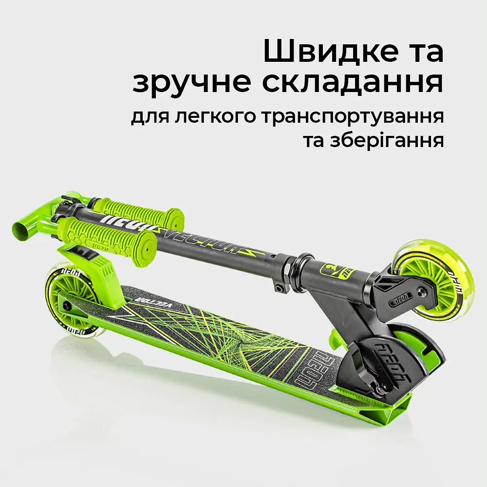 Самокат Neon Vector, зелений (NT05G2) - фото 4