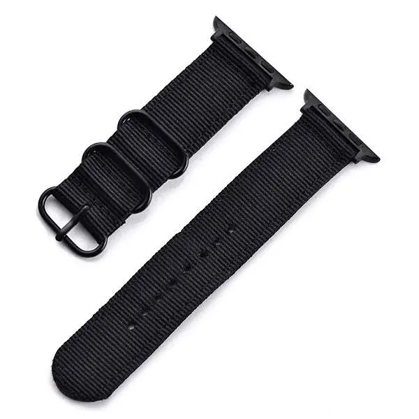 Нейлоновый ремешок Primolux Traveller для Apple Watch 38 мм, 40 мм, 41 мм Black - фото 3