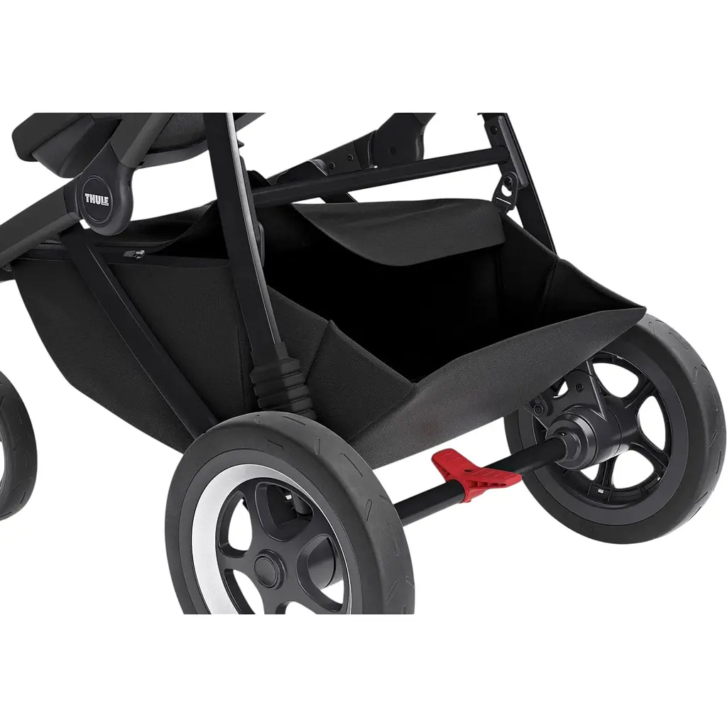 Дитяча коляска Thule Sleek Midnight Black on Black з люлькою (TH 11000026) - фото 10