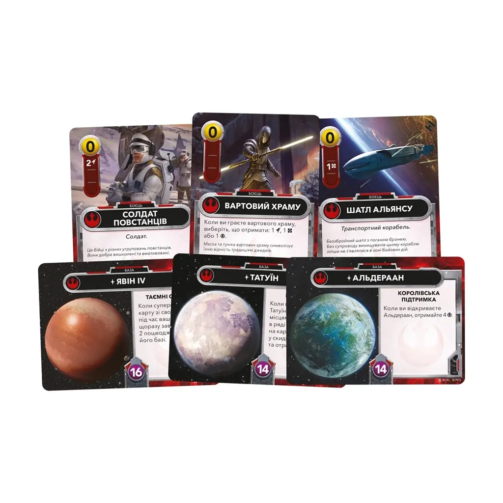 Настільна гра Geekach Games Зоряні війни. Колодобудівна гра (Star Wars: The Deckbuilding Game) (укр.) (GKCH168SW) - фото 2