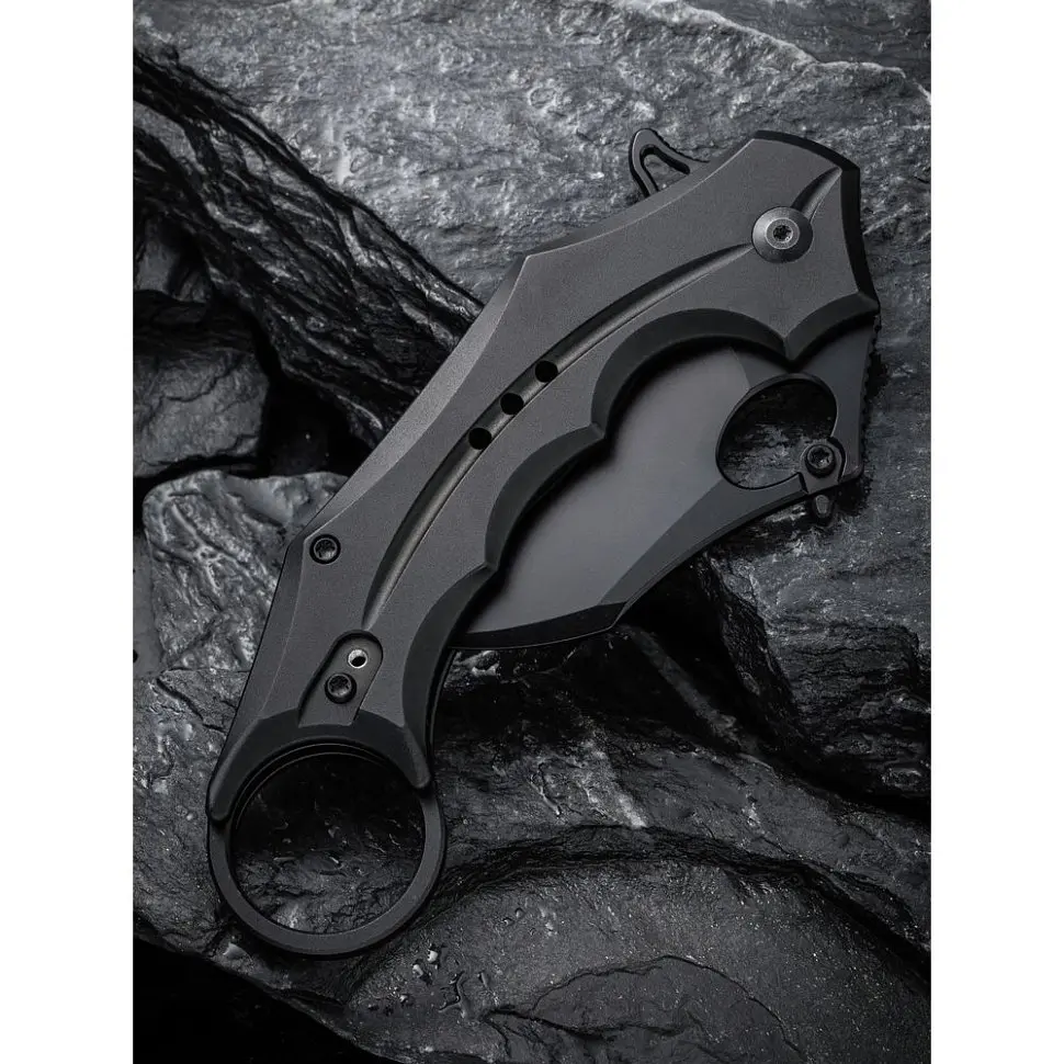 Ніж складаний кишеньковий Civivi Incisor II, (5.1 см) Nitro-V / Aluminum чорний - фото 13