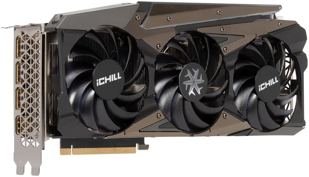 Видеокарта Inno3D RTX 3080 10Gb ICHILL X4 (M30804-106X-1810VA37N) (GDDR6X, 320 bit, PCI-E v4.0 x16) Б/у - фото 2