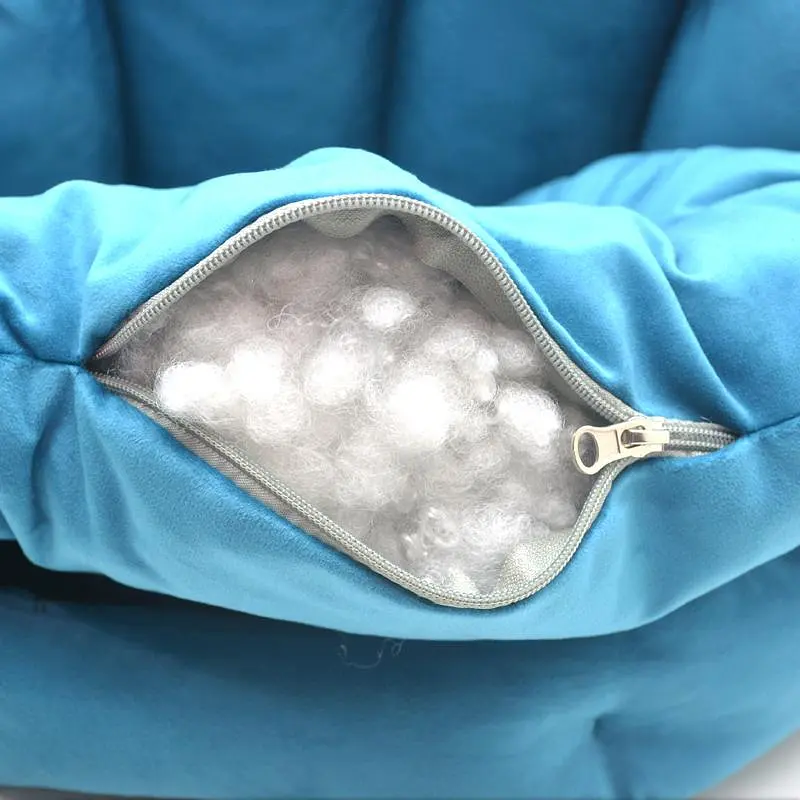 Лежак Zoo-hunt для собак та котів Фараон бірюзовий №3 42х56х31 см - фото 4