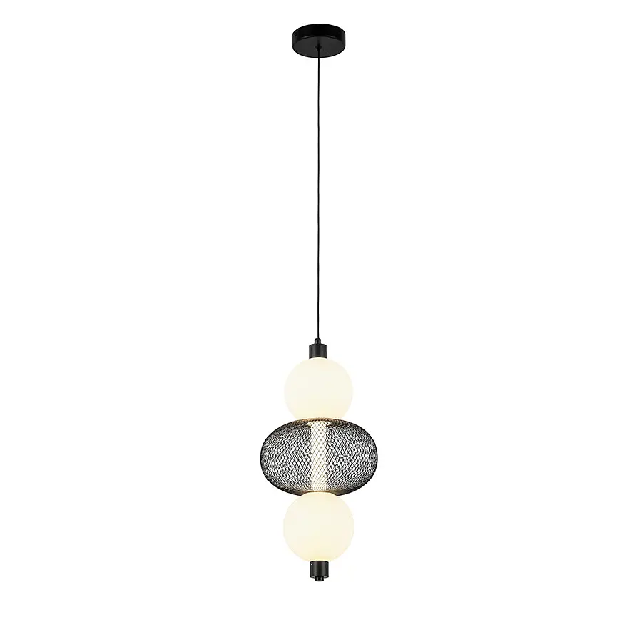 Світильник підвісний LED Levistella 7812032 BK, 4W, 3000K, чорний метал, для вітальні - фото 2