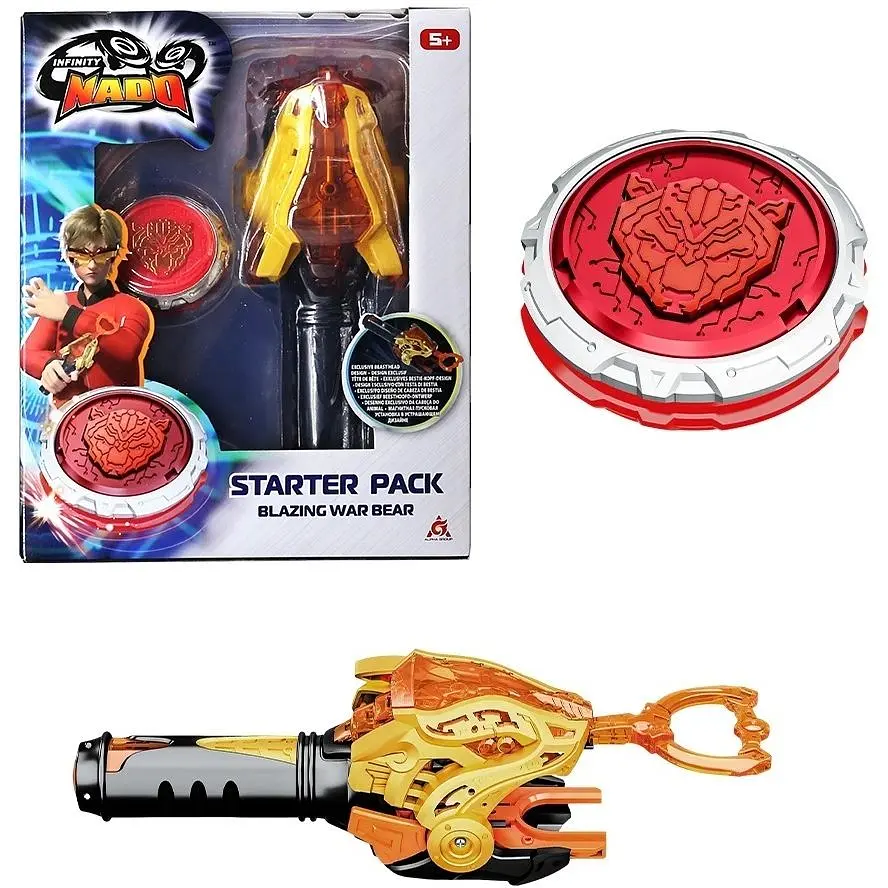 Дзига Auldey Infinity Nado VI Starter Pack Blazing War Bear (EU654112) - фото 2