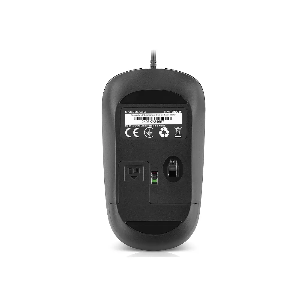 Мишка REAL-EL RM-222 USB Black/Gray (EL123200040) - фото 9