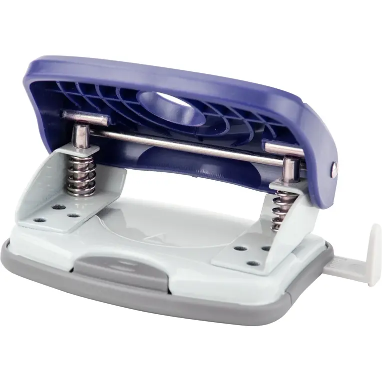 Діркопробивач для паперу Axent Welle-2 з пластиковим верхом 20 аркушів синій (3820-02-A) - фото 3