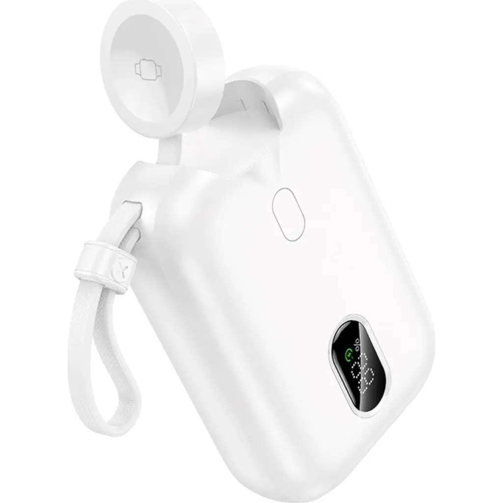 Зовнішній акумулятор Hoco J130 Peak 10000mAh 20W White [126283] - фото 2