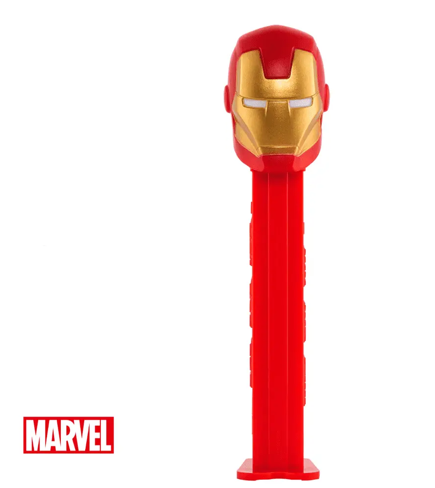Диспенсер з цукерками Pez Marvel Collection Залізна Людина 17г - фото 5