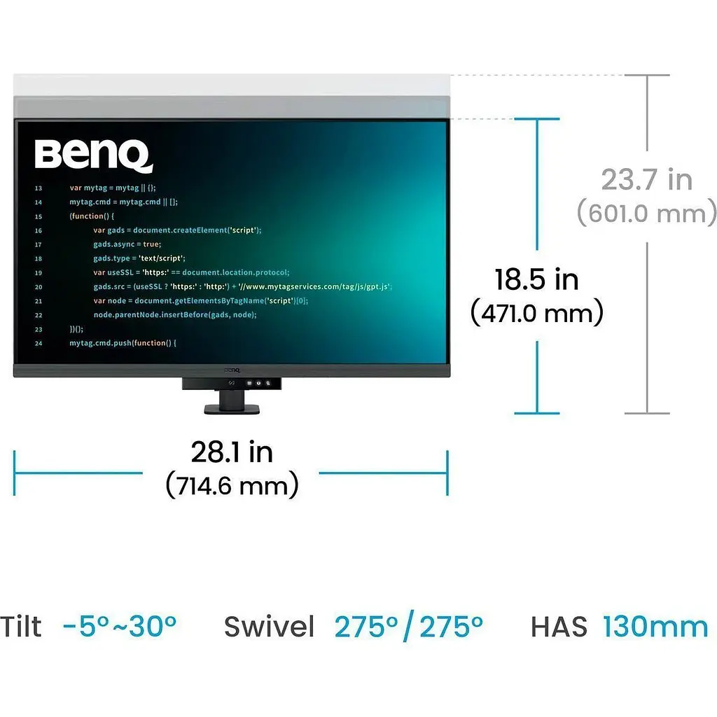 Монитор BenQ 31.5` RD320UA (9H.LMTLA.TBE) [147898] - фото 17