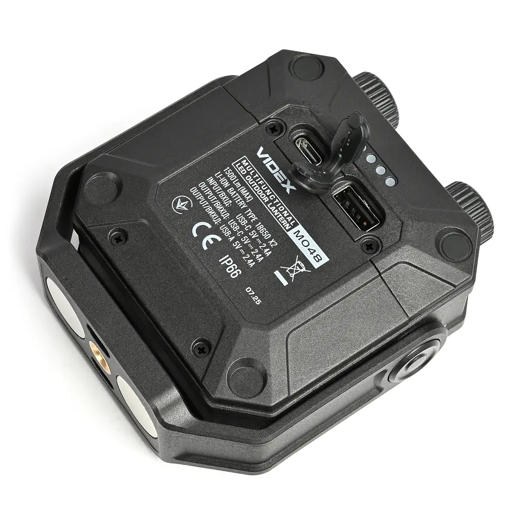 Портативний багатофункціональний ліхтарик Videx VLF-M048, 1500Lm 5000K (28772-000) - фото 7