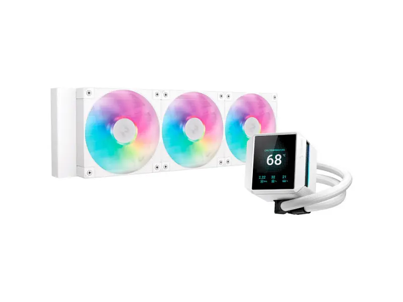 Водяне охолодження Deepcool MYSTIQUE 360 ARGB White (R-LX360-WHDSNMCP-G-1)