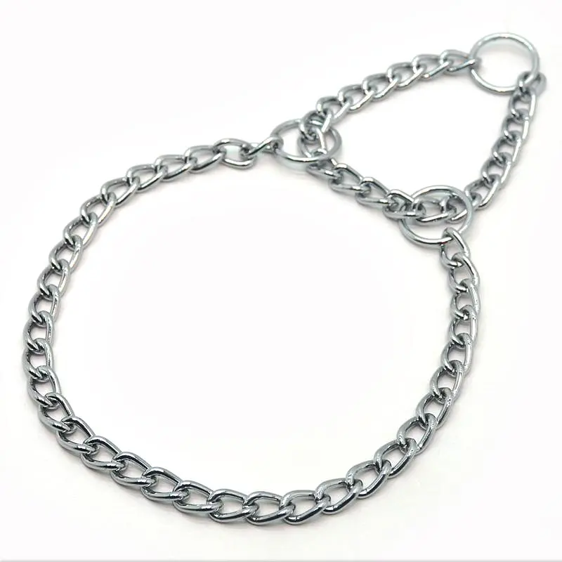 Нашийник зашморг для собак Zoo-hunt ланцюг економ метал УЛЧ1 2,0 мм 40 см - фото 3