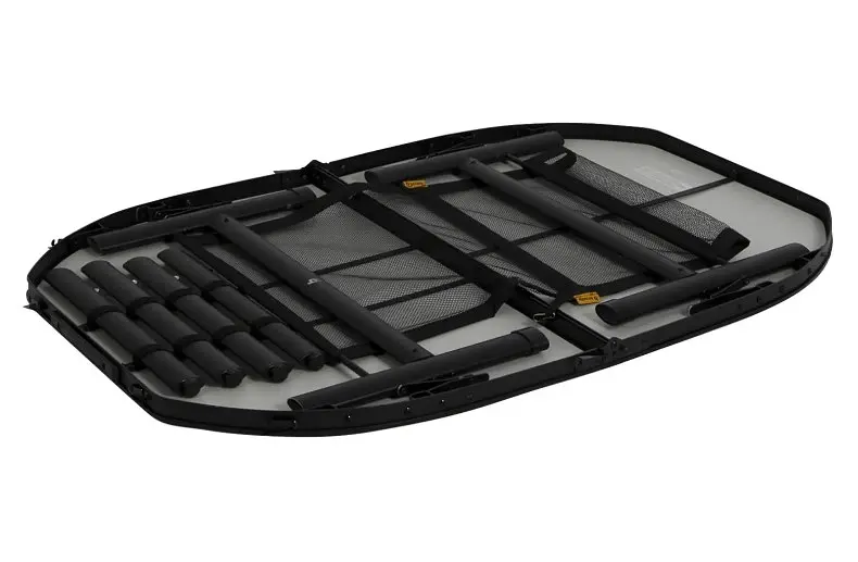 Стол Bo-Camp Northgate Oval 120x80 cm Black/Grey (1404187) - фото 6