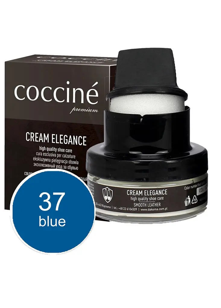 Крем Coccine Elegance для гладкої шкіри, синій, 50 мл