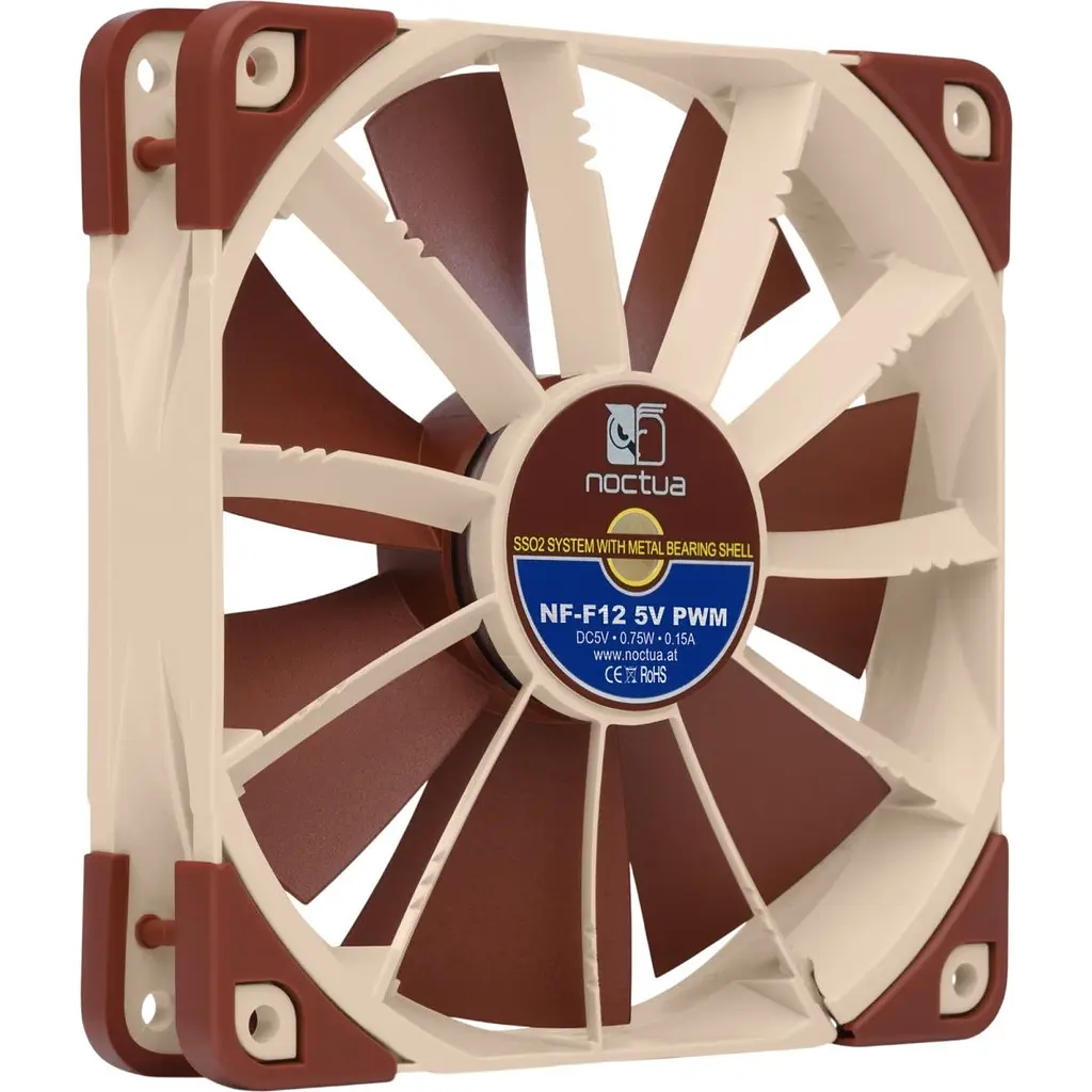 Корпусний вентилятор Noctua NF-F12 5V PWM [168409] - фото 2