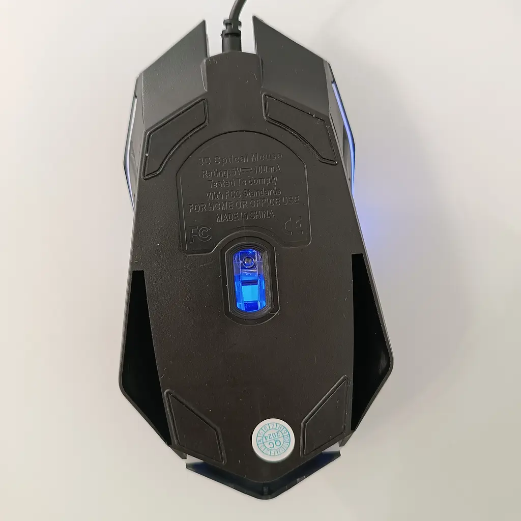Компьютерная мышь Milang M3 USB, ведущая с RGB подсветкой, черная - фото 8