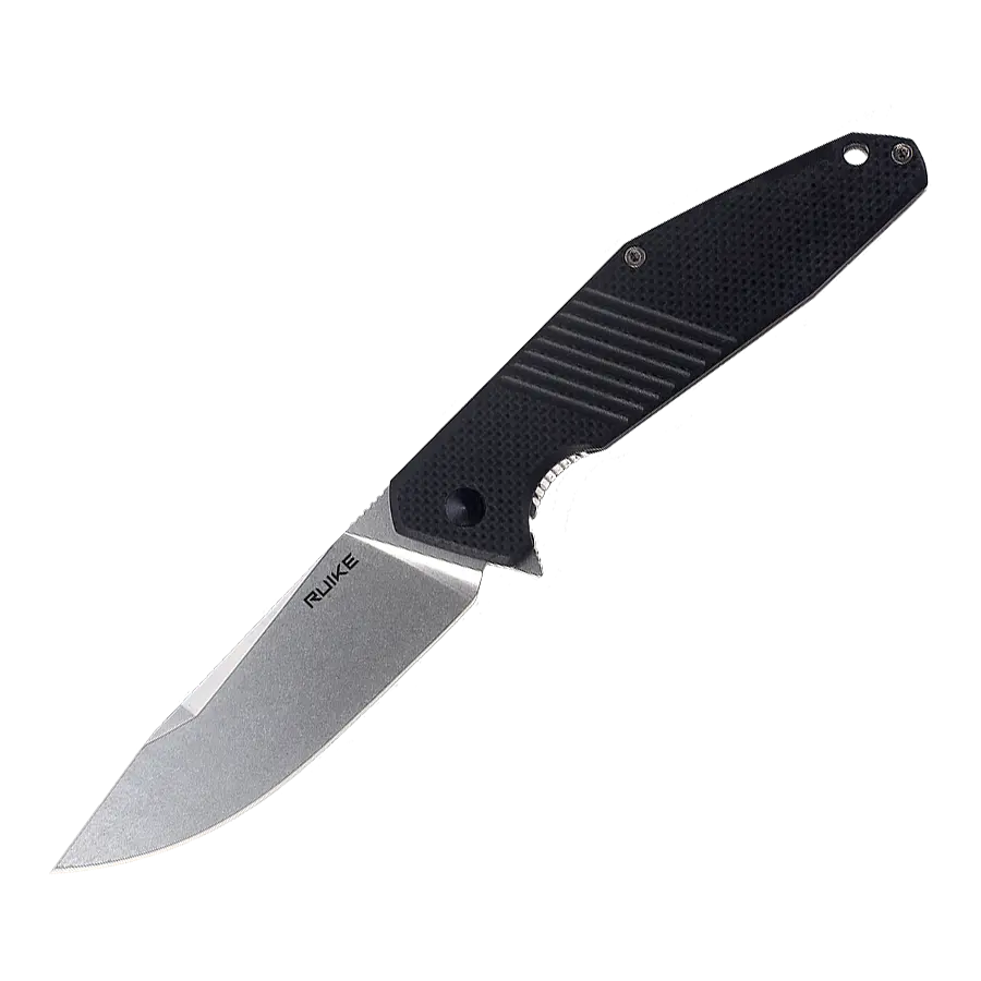 Ніж складаний туристичний Ruike D191-B, (9.2 см) 8Cr13Mov/G10 + steel 420 чорний