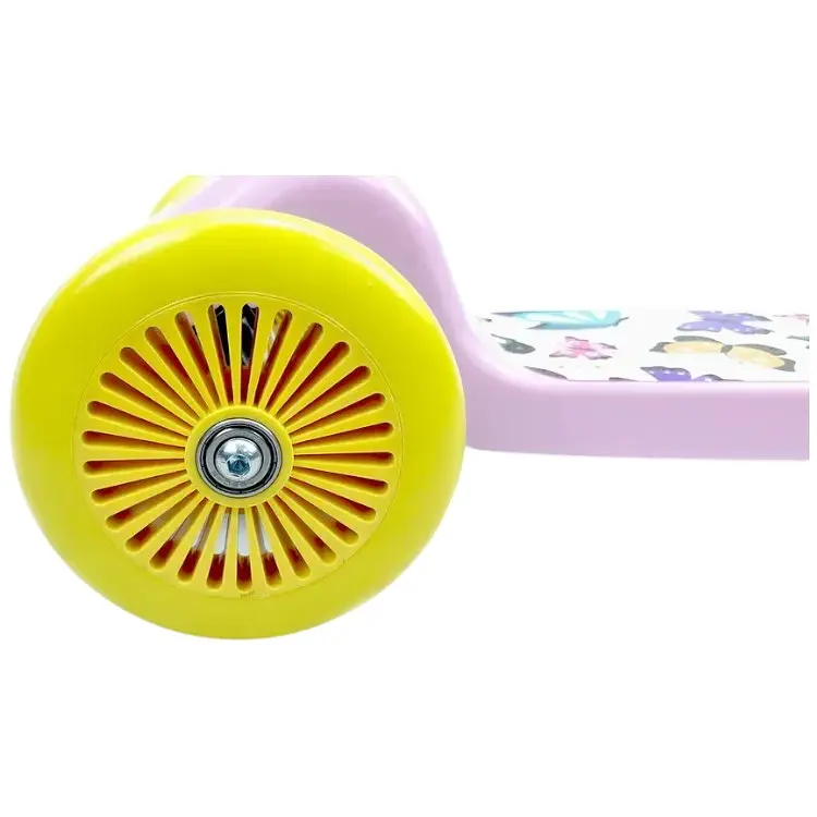 Самокат дитячий Bimbo Bike Метелики для дівчаток три колеса - фото 4